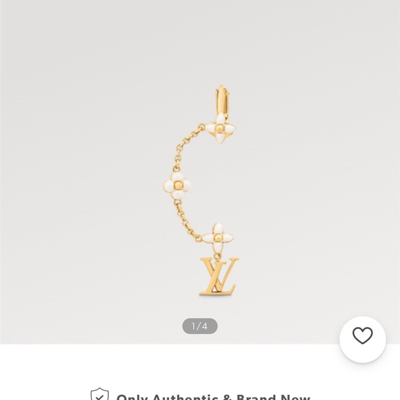 Louis Vuitton | LOUIS VUITTON LV Floragram Earrings - Picture 5 of 5